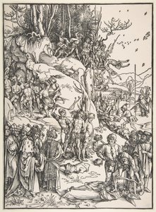 Kymmenentuhannen marttyyrikuolema.n.d. tekijältä Albrecht Dürer