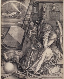 Melancolia I. tekijältä Albrecht Dürer