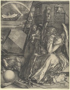 Melankolia I tekijältä Albrecht Dürer