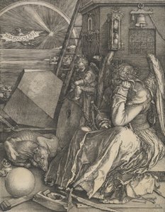 Melancolia I, 1514. tekijältä Albrecht Dürer