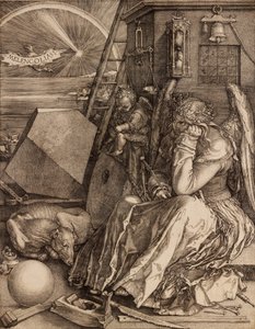 Melencolia I, 1514 tekijältä Albrecht Dürer