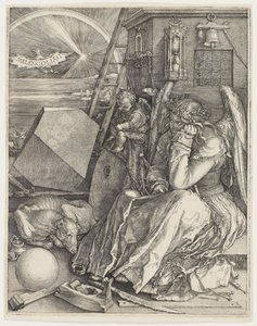 Melencolia I, 1514 tekijältä Albrecht Dürer