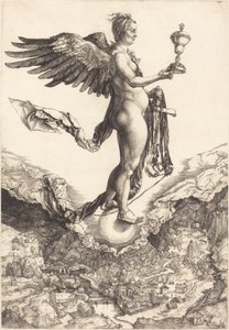 Nemesis (suuri onni) tekijältä Albrecht Dürer