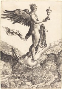 Nemesis (suuri onni) tekijältä Albrecht Dürer