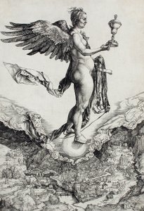 Nemesis (Suuri onni) tekijältä Albrecht Dürer