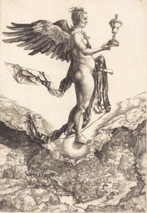 Nemesis Suuri onni, n. 15011502. tekijältä Albrecht Dürer