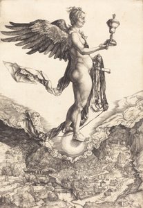 Nemesis Suuri onni, n. 15011502. tekijältä Albrecht Dürer