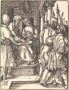 Pilatus pesee kätensä tekijältä Albrecht Dürer