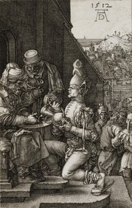 Pilatus pesee kätensä tekijältä Albrecht Dürer