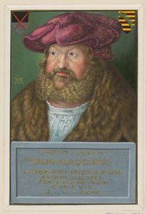 Saksin vaaliruhtinaan Fredrik Viisaan muotokuva tekijältä Albrecht Dürer