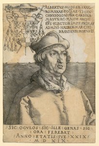 Kardinaali Albrecht von Brandenburgin muotokuva