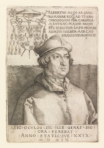 Albrechtin Brandenburgilaisen muotokuva tekijältä Albrecht Dürer