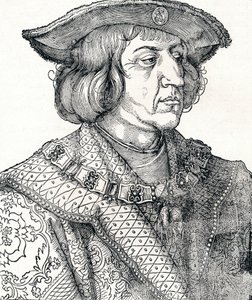 Keisari Maximilian I:n muotokuva, 1511, 1906 tekijältä Albrecht Dürer