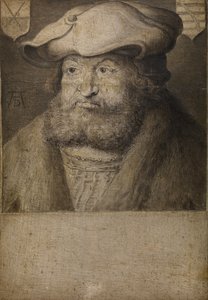Fredrik III:n muotokuva, Saksin vaaliruhtinas 1463-1525, n. 1525 tekijältä Albrecht Dürer