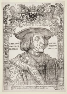 Maximilian I:n muotokuva tekijältä Albrecht Dürer