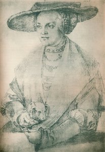 Naisen muotokuva, c1500-1520, 1903 tekijältä Albrecht Dürer