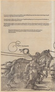 Providentia, lehti 3 sarjasta "Suuri triumfivaunu" tekijältä Albrecht Dürer