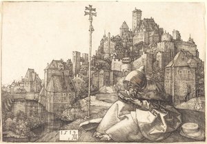 Saint Anthony Reading tekijältä Albrecht Dürer