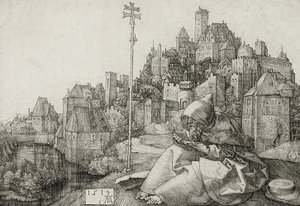 Pyhän Antoniuksen lukukappale tekijältä Albrecht Dürer