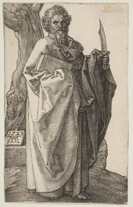 Pyhä Bartolomeus, 1523. tekijältä Albrecht Dürer