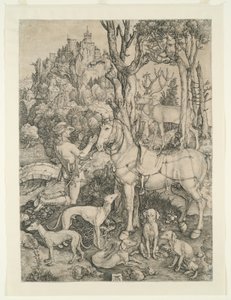 Pyhä Eustachius tekijältä Albrecht Dürer