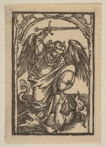 Saint Michael.n.d. tekijältä Albrecht Dürer