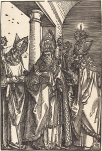 Pyhät Nikolaus, Ulrich ja Erasmus tekijältä Albrecht Dürer