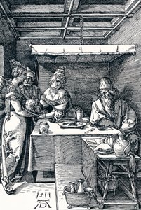 Salome esittelee Pyhän Johannes Kastajan pään Herodiakselle, 1511 1906 tekijältä Albrecht Dürer