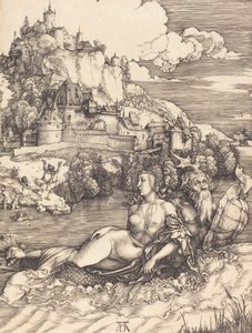 Sea Monster The Sea Wonder, c. 1498. tekijältä Albrecht Dürer