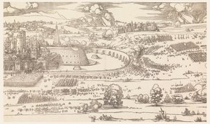 Kaupungin piiritys (osa 1) tekijältä Albrecht Dürer