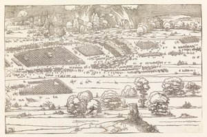 Kaupungin piiritys (osa 2) tekijältä Albrecht Dürer