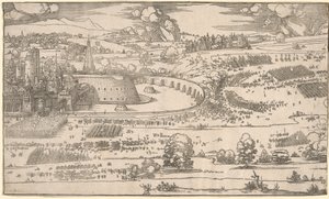 Linnoituksen piiritys: oikea osa tekijältä Albrecht Dürer