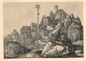 St. Anthony Reading tekijältä Albrecht Dürer