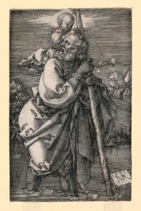 Pyhä Kristofer tekijältä Albrecht Dürer