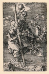 Pyhä Kristofer tekijältä Albrecht Dürer