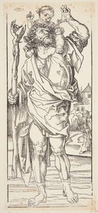 Pyhä Kristofer tekijältä Albrecht Dürer