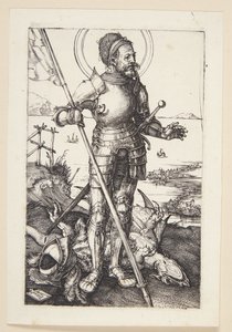 St. Georg kävellen tekijältä Albrecht Dürer