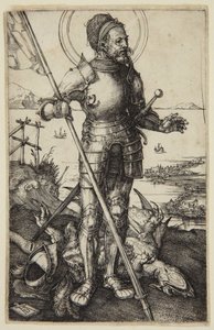 Pyhä Yrjö jalan tekijältä Albrecht Dürer