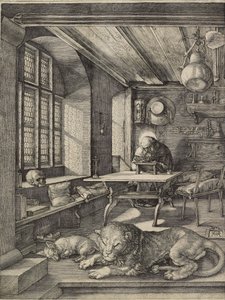Sant Jeroni al seu estudi, 1514 finlandès tekijältä Albrecht Dürer