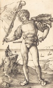 Standard Bearer, c. 15021503. tekijältä Albrecht Dürer