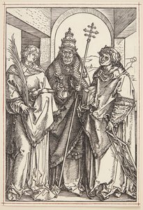 Sts. Lawrence, Sixtus ja Stephen tekijältä Albrecht Dürer