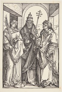 Sts. Lawrence, Sixtus ja Stephen tekijältä Albrecht Dürer