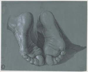 Kahden jalan tutkimus tekijältä Albrecht Dürer