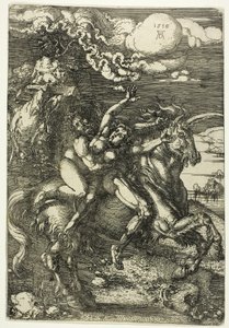 Proserpinen sieppaus yksisarvisella tekijältä Albrecht Dürer