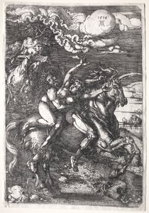Sieppaus yksisarvisella tekijältä Albrecht Dürer