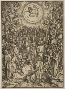 Karitsan palvonta tekijältä Albrecht Dürer