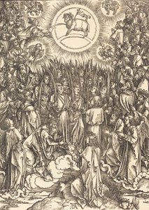Karitsan palvonta, 1498. tekijältä Albrecht Dürer