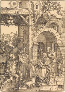 Maagien palvonta tekijältä Albrecht Dürer