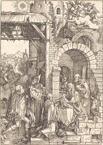 Maagien palvonta tekijältä Albrecht Dürer