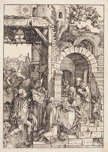 Maagien palvonta tekijältä Albrecht Dürer